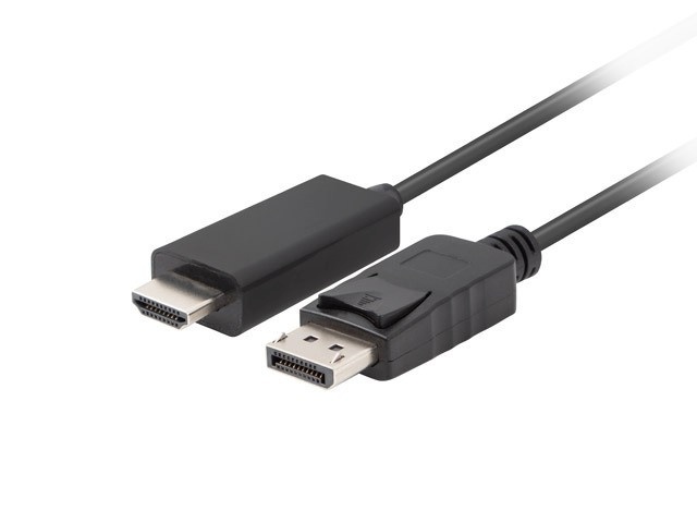 Lanberg kaabel DisplayPort (M) V1.1 -> HDMI (M) 5m must