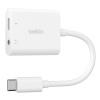 Belkin laadimiskaabel RockStar 3,5mm Audio- and USB-C Ladeadap. valge NPA004btWH