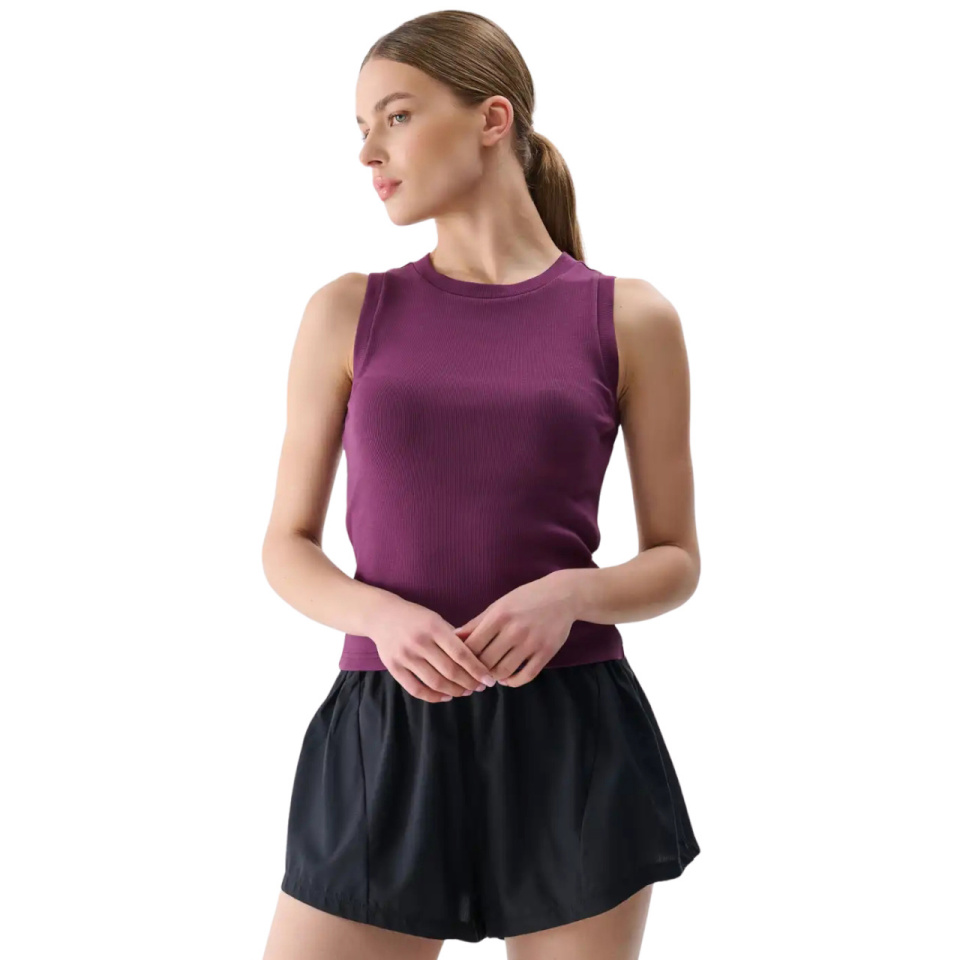 4F T-särk naistele F132 tume Fiolet 4FWMM00TSLEF132 50S suurus M