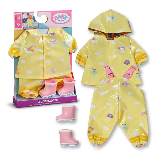 ZAPF nukuriided BABY Born Regen-Outfit 43cm