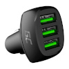 Green Cell Car charger roheline Cell GC PowerRide 54W 3xUSB 18W with fast charging technology Ultra Charge