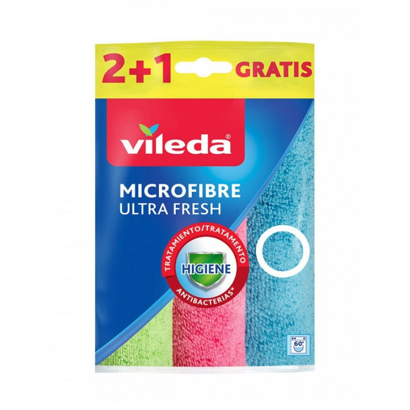 Vileda mikrofiibrist puhastuslapp Cleaning Cloth Microfibre Ultra Fresh, 3tk