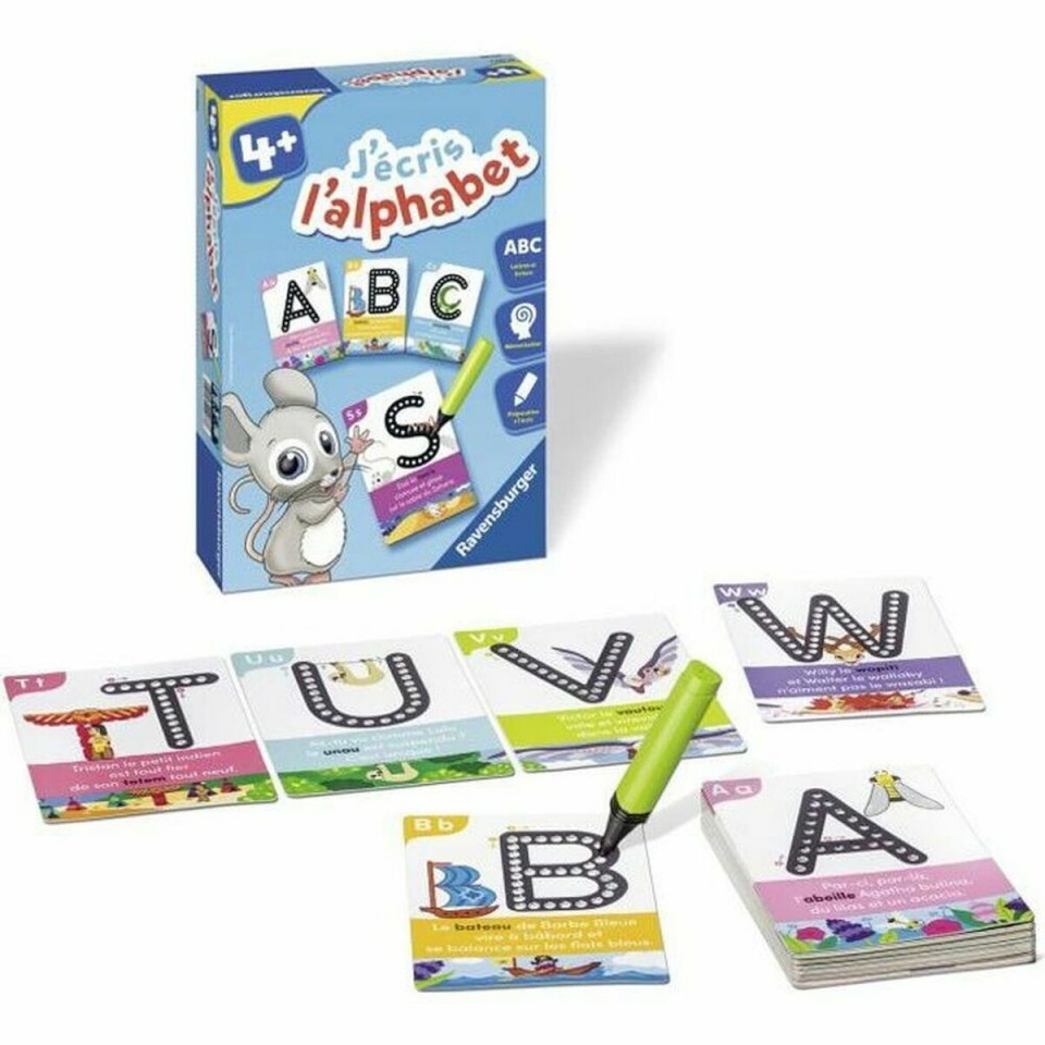 Ravensburger arendav mäng kolm-ühes I write the alphabet