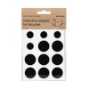 Bookman Helkurkleepsud jalgrattale Reflective Stickers for Bicycles, Black Dots