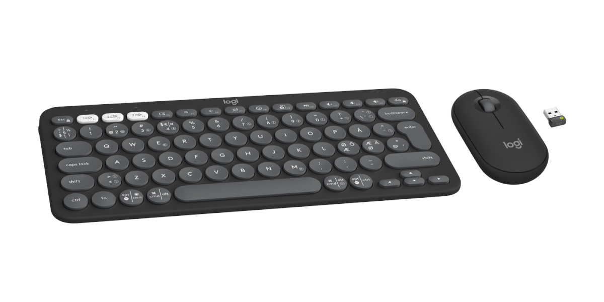 Logitech Desktop Pebble 2 Combo SWE (W), must