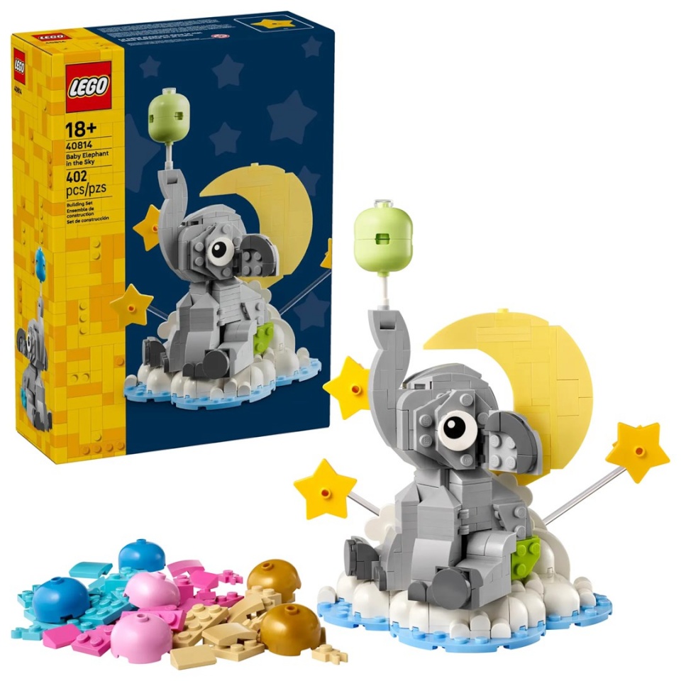 Lego klotsid 40814 Baby Elephant in the Sky
