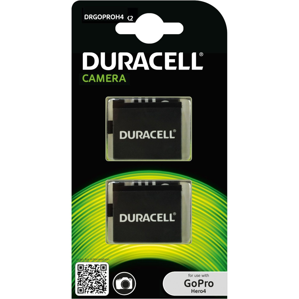 Duracell aku 1x2 Li-Ion Battery 1160mAh for GoPro Hero 4