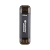 Transcend kõvaketas SSD ESD310C 128GB USB-C USB 3.2 Gen 2x1 must