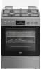 Beko gaasipliit elektriahjuga FBMA61330GXDT Gas Cooker, hõbedane