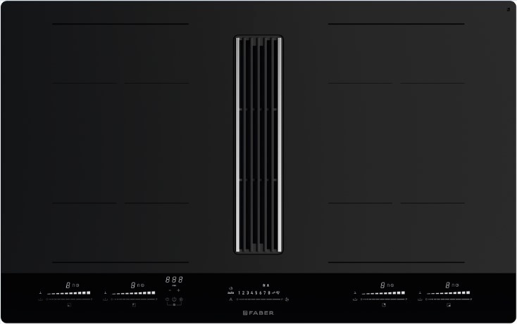 Faber õhupuhastiga integreeritav pliidiplaat Hob and Hood (2in1) GALILEO STRIPES F830
