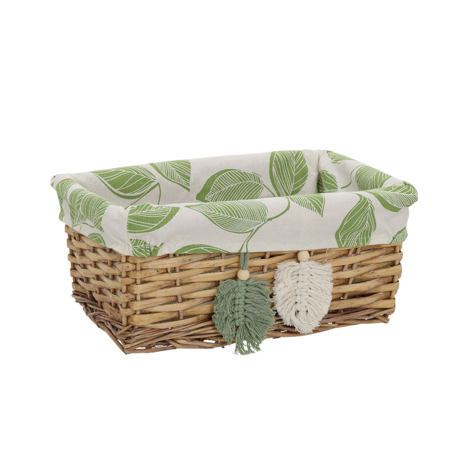 H4Y korv Willi Miro, 33x20x14cm, pruun/roheline