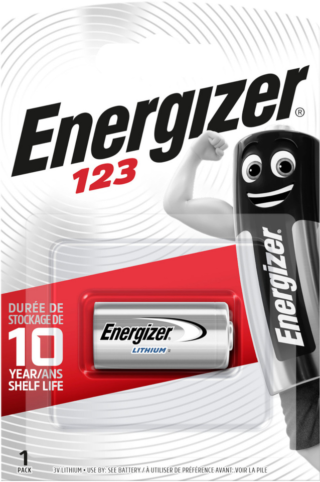 Energizer patarei Energizer Lithium CR123A