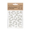 Bookman Helkurkleepsud jalgrattale Reflective Stickers for Bicycles, White Leopard
