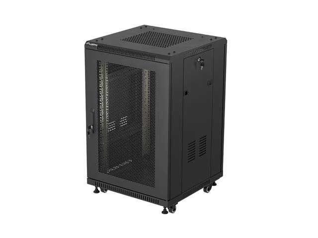 Lanberg serverikapp 19-" 18U floor-standing Rack Cabinet, 600x800, perforated Door, (flat-pack), must