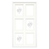 Deknudt pildiraam S65KK1 valge 6x10x15 Holz Galerie doppeltes Passepar.