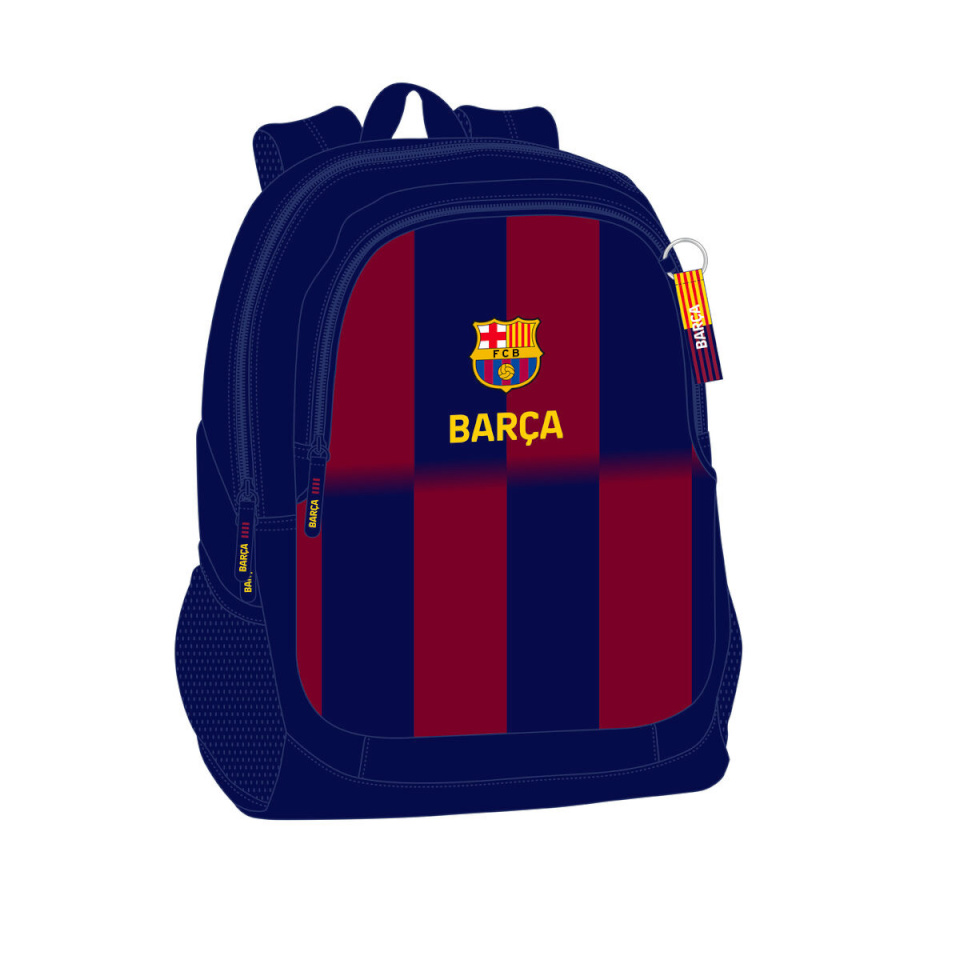 F.C. Barcelona seljakott sinine kastanpruun 32x44x16cm