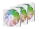 Natec Fan Genesis OXAL 120 ARGB 3-PACK valge