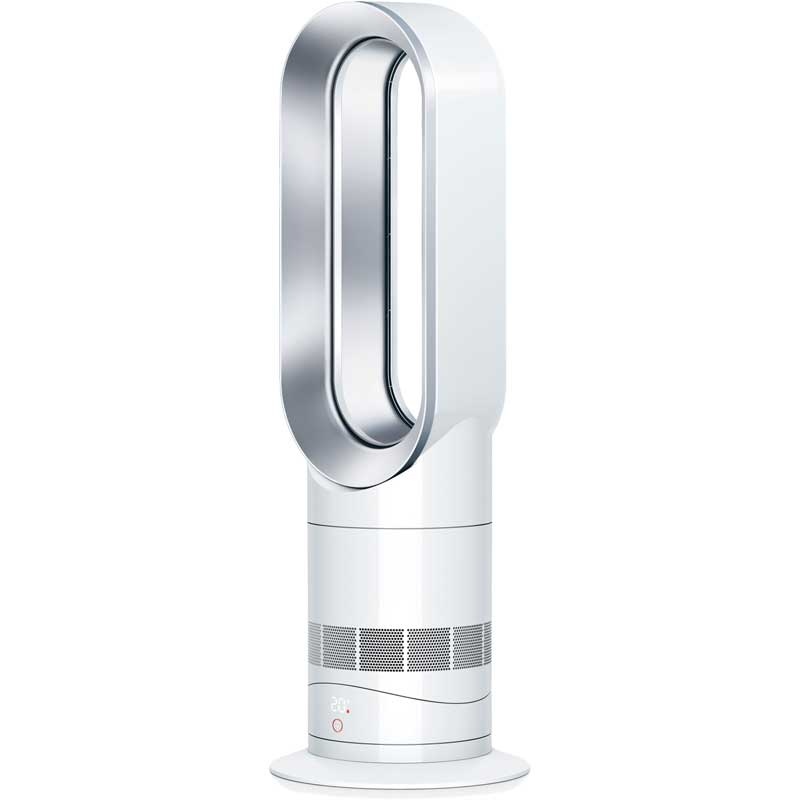 Dyson ventilaator AM09 Smart Hot+Cool Heating Stand Fan, valge/hõbedane