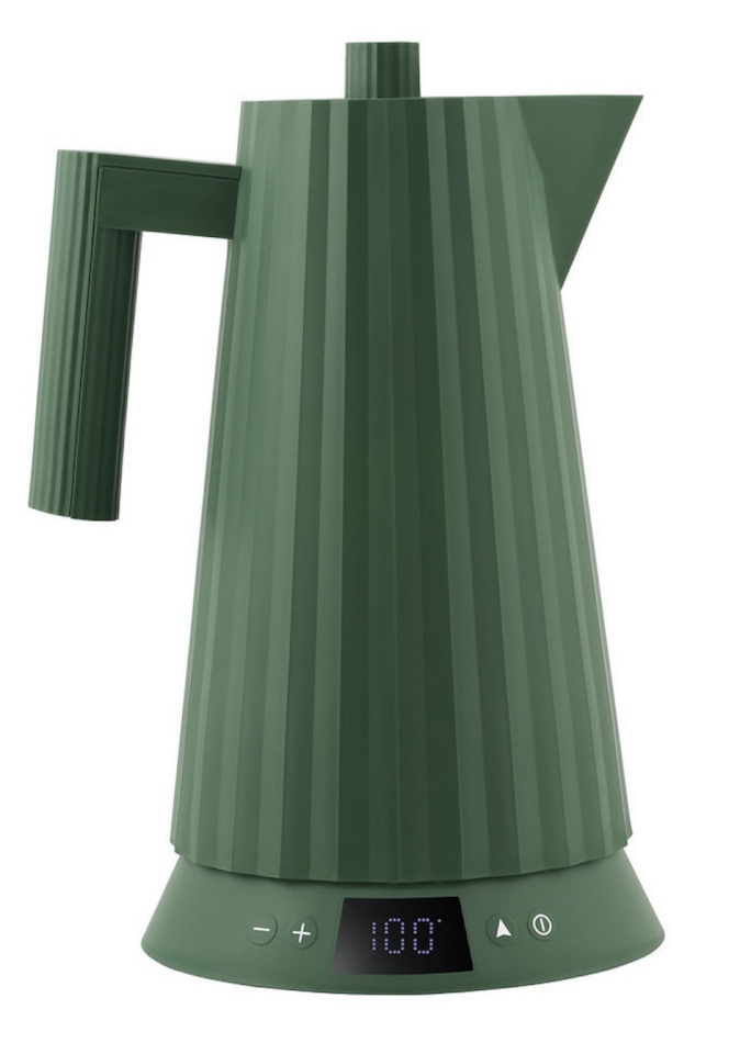 Alessi veekeetja temperatuuri näidikuga, Alessi Plissé 1,7 L, Roheline