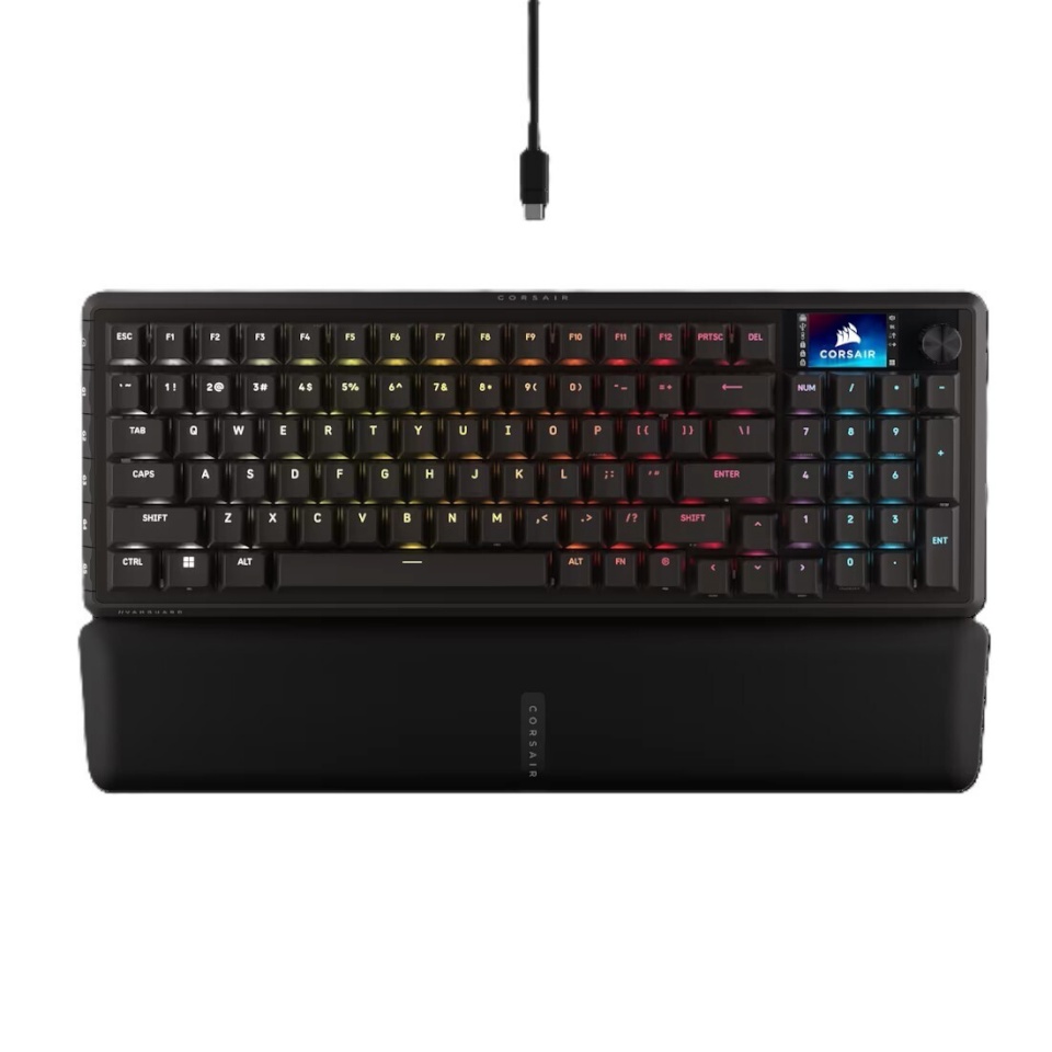 Corsairi klaviatuur Vanguard PRO 96 Halli efekti abil