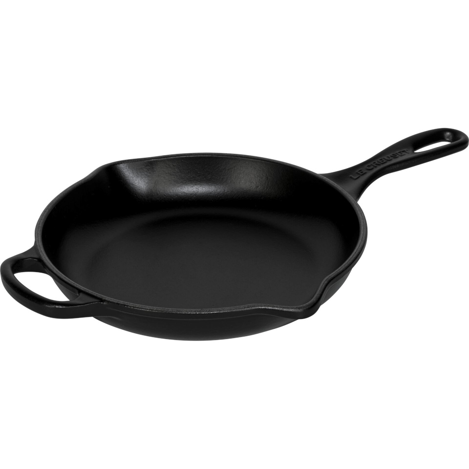 Le Creuset ahjunõu Frying & Serving Pan Cast Iron must 23cm