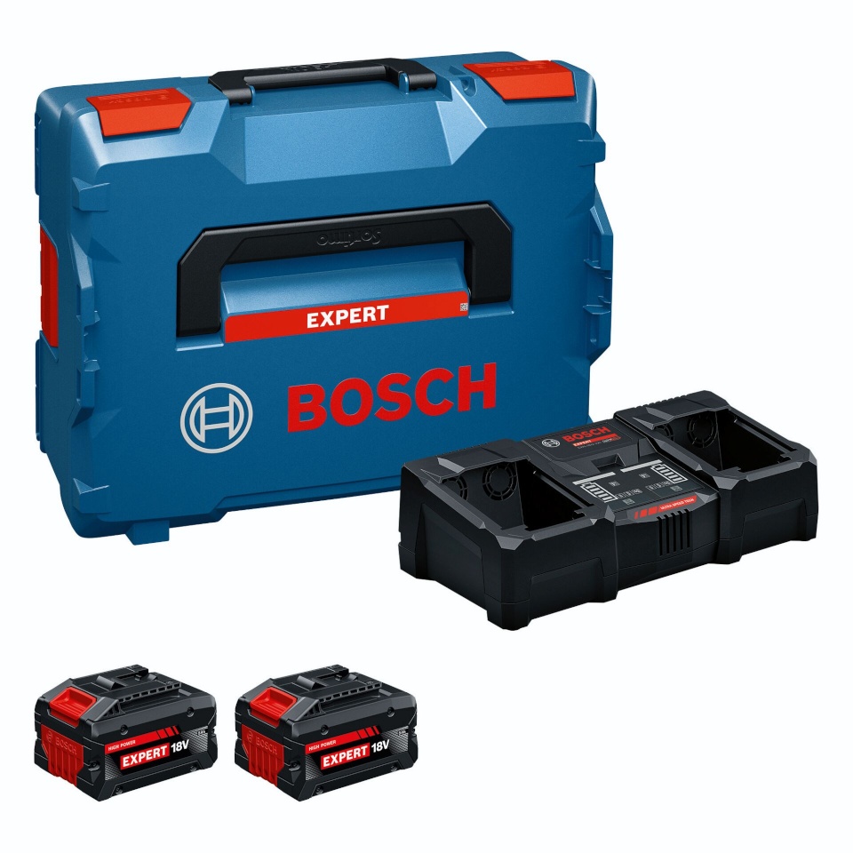 Bosch akulaadija Starter-Set 2x EXBA18V-80 EXAL18V2-320