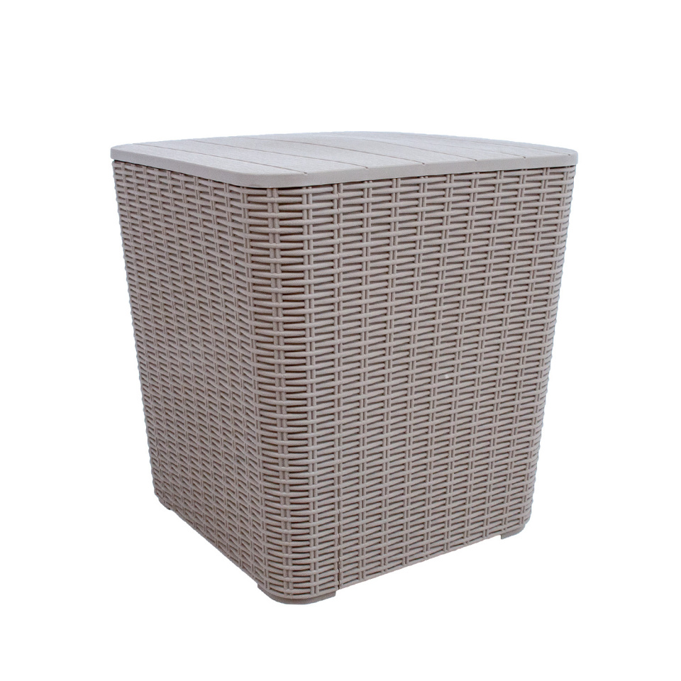 H4Y säilituskast BOCAS 39x39x42cm, hall plastik