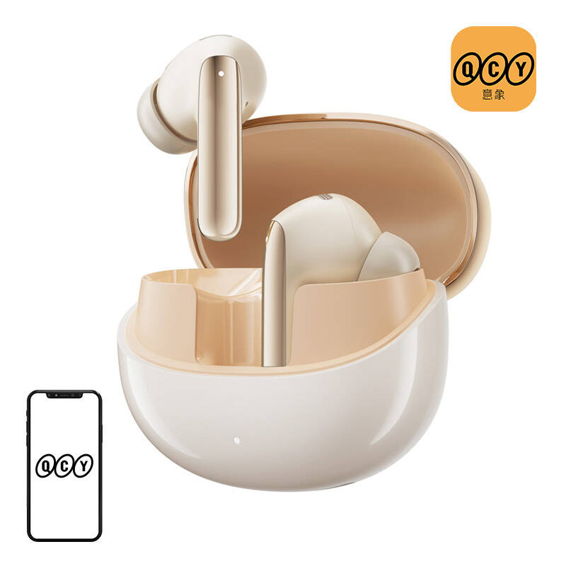 TWS QCY MeloBuds Pro HT08 headphones, ANC (kuldne)
