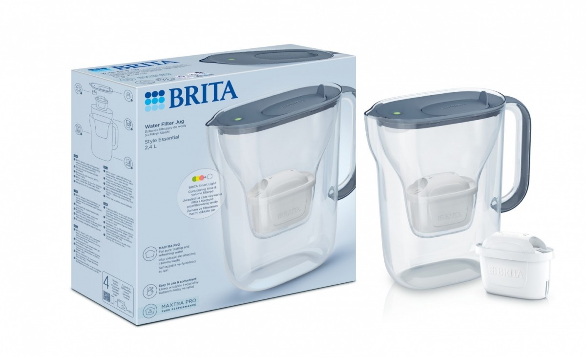Brita veefilterkann Dzbanek filtrujący 2,4l Style Essential grafitowy