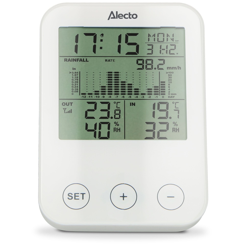 Alecto ilmajaam Alecto WS-1200 Wetterstation mit Funksensor must/hall