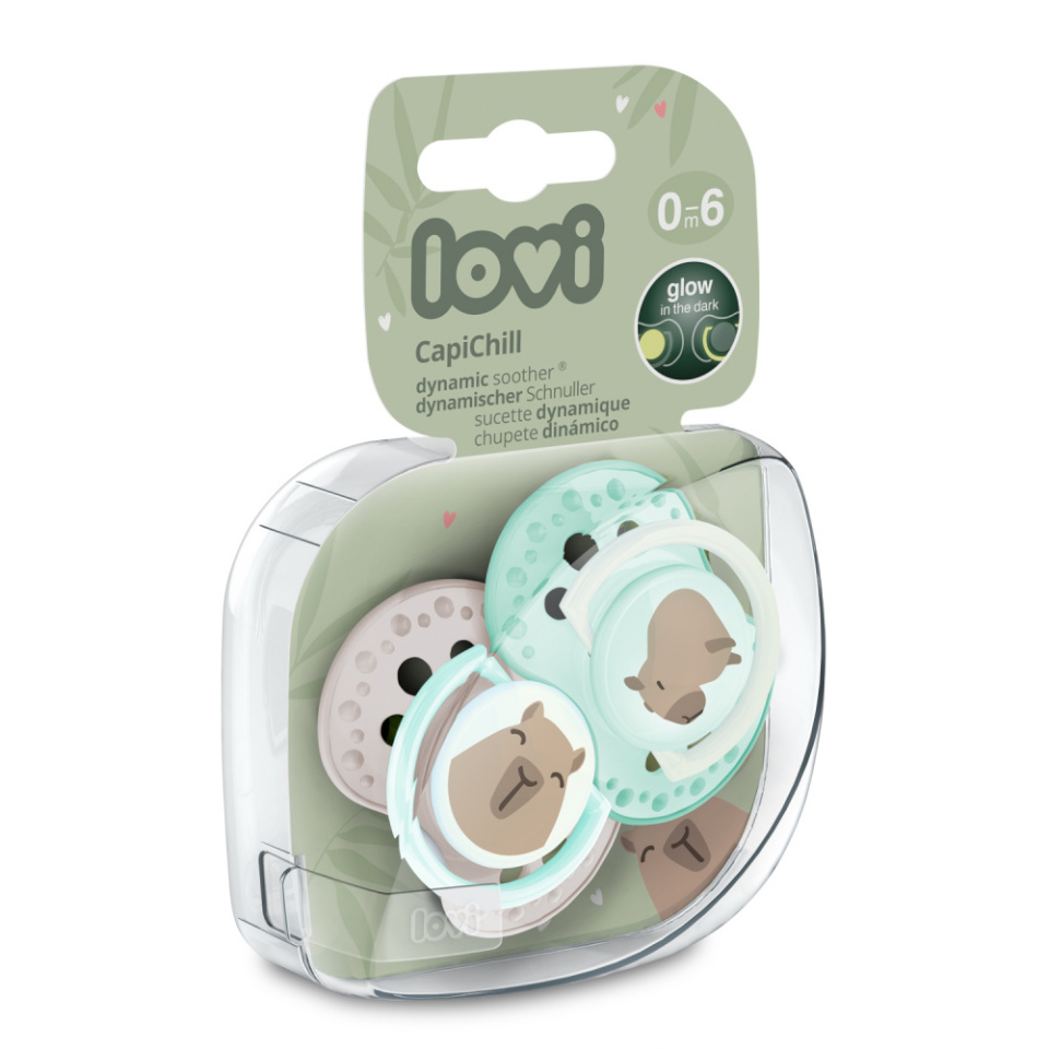 Lovi silikoonist lutt CapiChill Boy, 0-6m, 2 tk., 22/932boy
