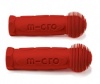 Micro tõukeratta käepidemed kummist (Mini, Maxi, G-bike), punane