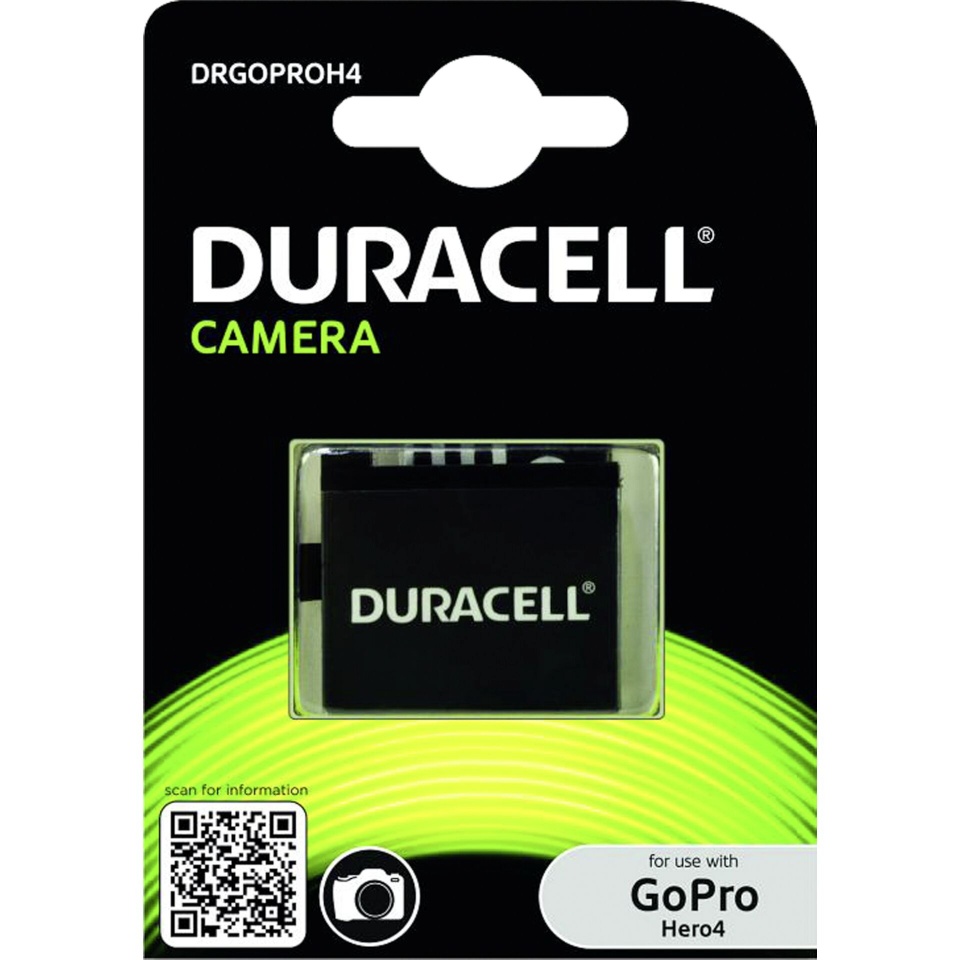 Duracell aku Li-Ion Battery 1160 mAh for GoPro Hero 4