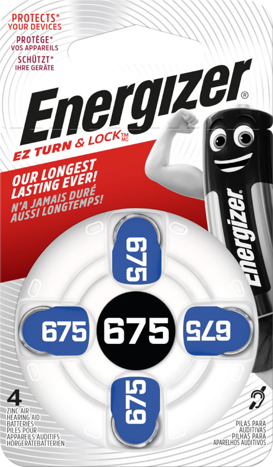 Energizer patarei Energizer kuuldeaparaadi Zinc Air AZ675DP-4 TL4