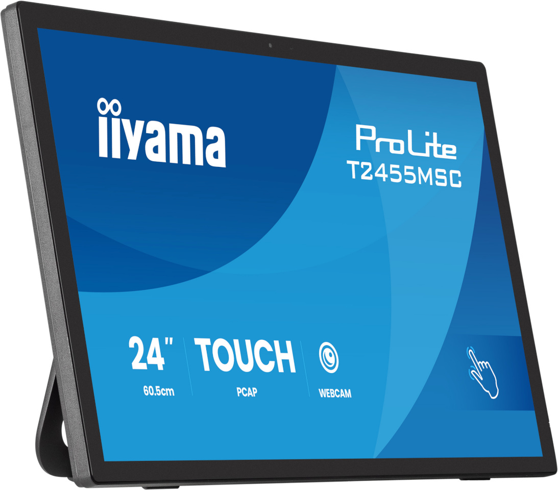 iiyama monitor 60.5cm (23.8") T2455MSC-B2 16:9 M-Touch DP+HDMI+USB