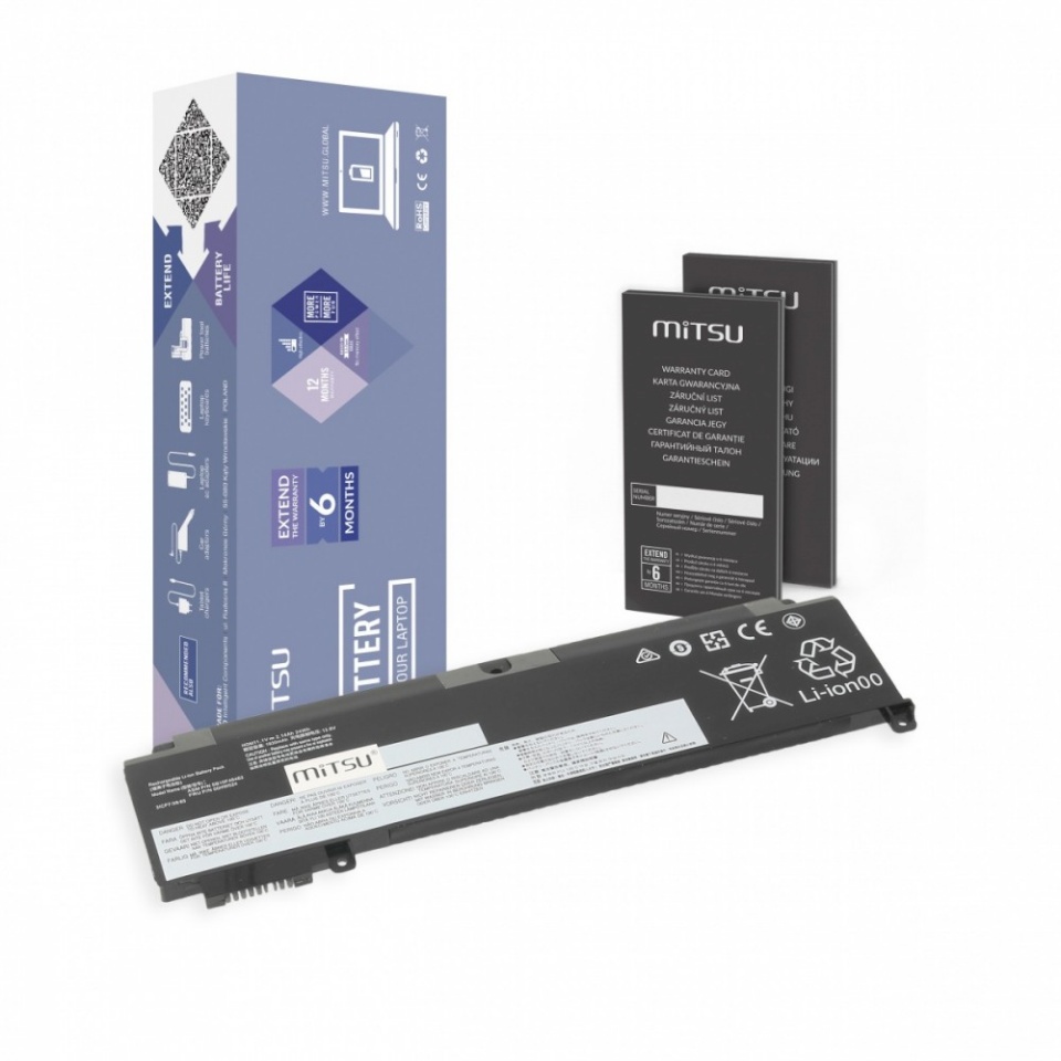 Mitsu sülearvuti aku for T460s/T470s 2140mAh(24Wh) 11.1-10.8V