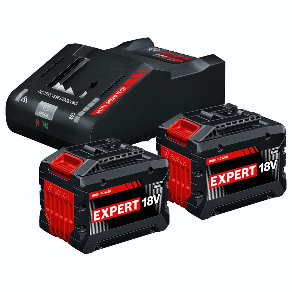 Bosch akulaadija Starter-Set 2x EXBA18V EXAL18V-160