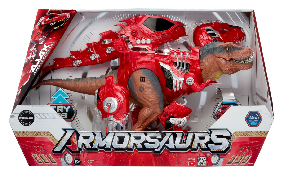MGA mängunukk Armorsaurs Armor-Up - T-Rex Ajax