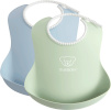 BabyBjörn pudipõll Baby Bib, 2tk, Powder Green/Powder Blue