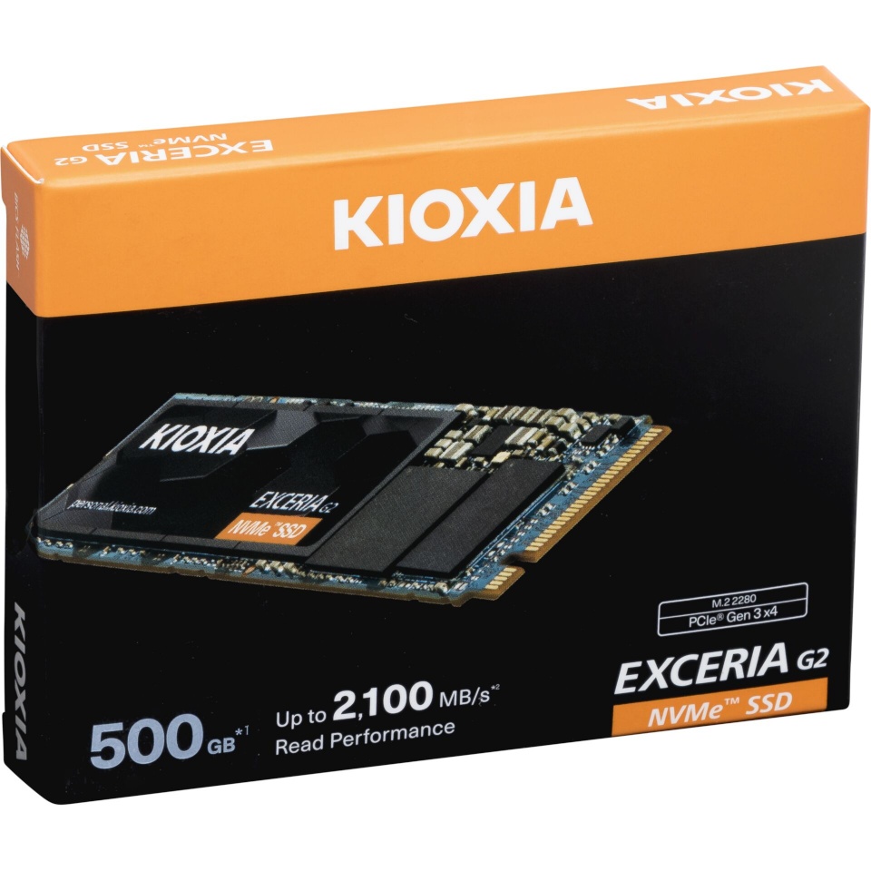 Kioxia kõvaketas SSD EXCERIA NVME 500GB m.2 2280 Gen3 x4