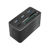 LogiLink mälukaardilugeja USB3.2 Gen 1 docking sta tion, 8-port, mini,blac