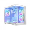 Modecom Computer case Volcano Panorama APEX ARGB 5F MIDI valge