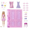 Mattel Barbie Traumkleiderschrank mit Puppe