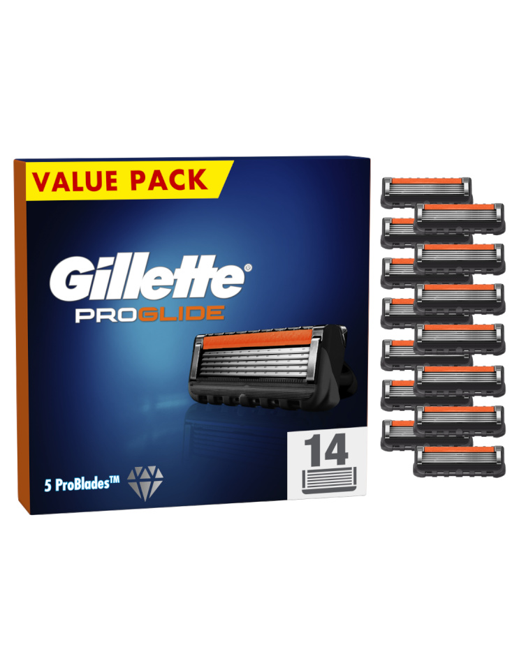 Gillette varuterad Proglide, 14tk
