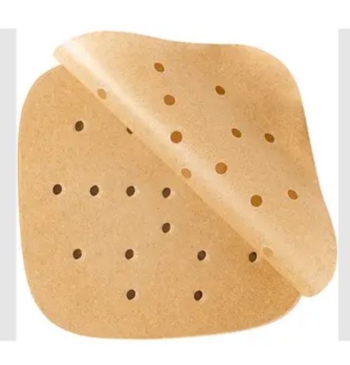 Scanpart küpsetuspaberid kuumaõhufritüürile 2910070007 Baking Paper for Hot Airfryers, 20x20cm