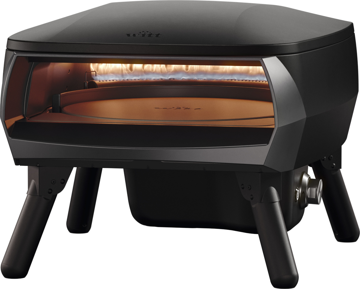 Witt pitsaahi Piccolo Rotante 13" Pizza Oven, must
