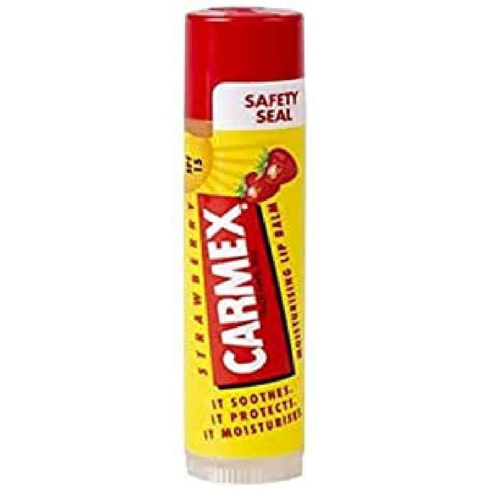 Carmex niisutav huulepalsam 171484 kollane Spf 15 15ml Maasikas