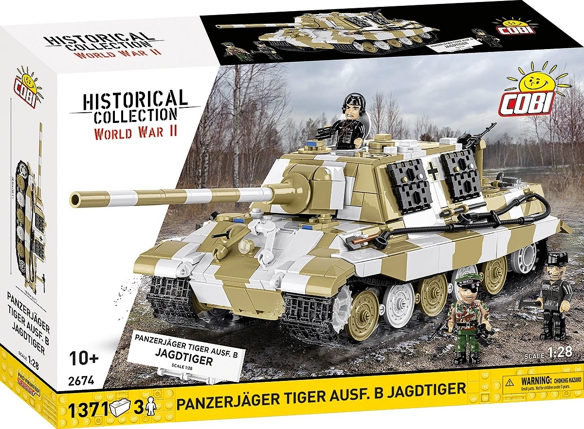 Cobi klotsid Panzerjager Tiger ausf.B 1371 blocks