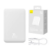 Baseus akupank PowerBank Magnetic Mini 20000mAh 20W (valge)
