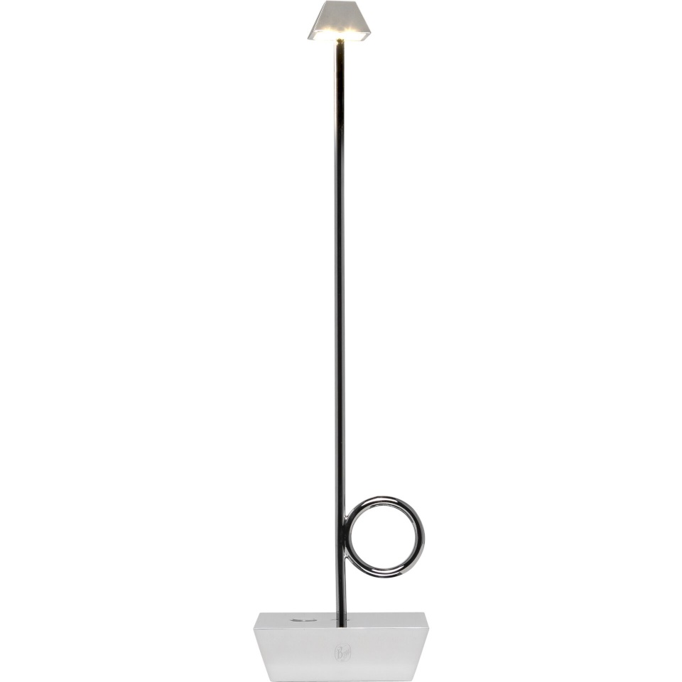 Broggi laualamp Lampada Bugia Ricaricabile Cromata, hõbedane